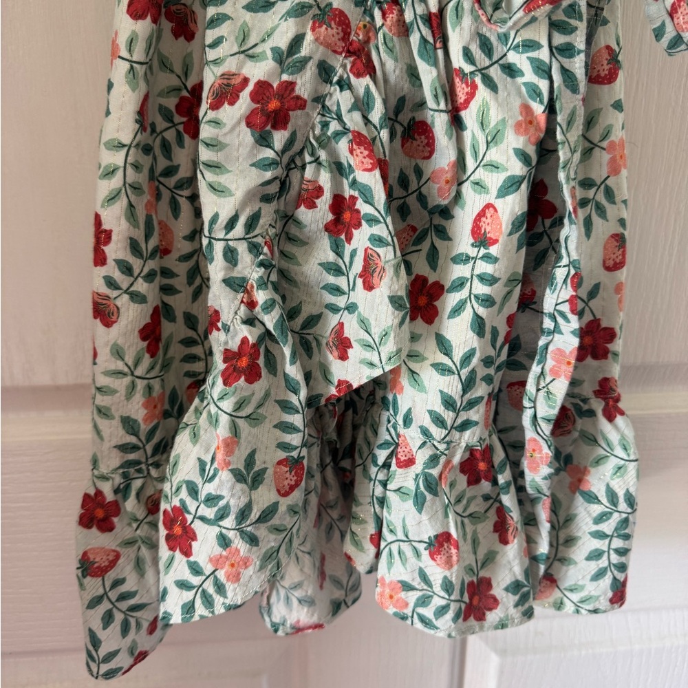 DRAPER JAMES “Reba” Wrap Mini Dress in Strawberry Fields Floral - Picture 10 of 11